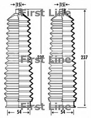 FIRST LINE FSG3324 Пыльник, рулевое управление для KIA CARNIVAL II (Киа Карнивал 2) FIRST LINE FSG3324 Пыльник, рулевое управление для KIA CARNIVAL II (Киа Карнивал 2)