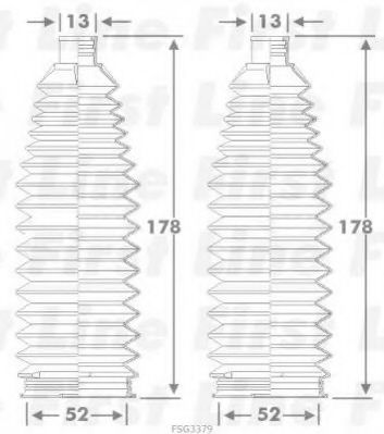 FIRST LINE FSG3379 Пыльник, рулевое управление для TOYOTA ECHO VERSO (Тойота/тоета Эчо vэрсо) FIRST LINE FSG3379 Пыльник, рулевое управление для TOYOTA ECHO VERSO (Тойота/тоета Эчо vэрсо)