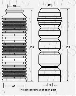 FIRST LINE FPK7086 Пылезащитный комплект, амортизатор для SKODA FELICIA II (Шкода Фелиция 2) FIRST LINE FPK7086 Пылезащитный комплект, амортизатор для SKODA FELICIA II (Шкода Фелиция 2)