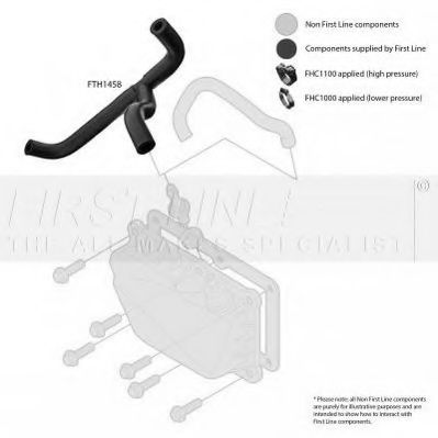 FIRST LINE FTH1458 Трубка нагнетаемого воздуха для FORD FOCUS II (Форд Фокус 2) FIRST LINE FTH1458 Трубка нагнетаемого воздуха для FORD FOCUS II (Форд Фокус 2)