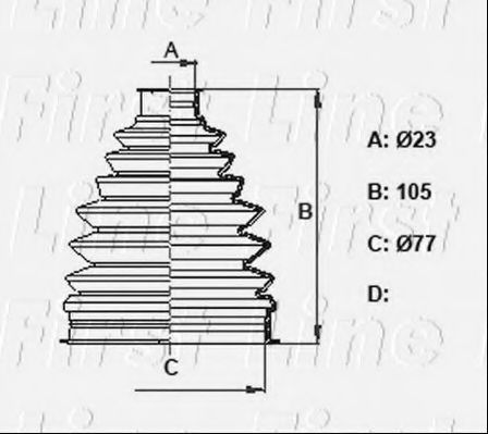 FIRST LINE FCB6168 Пыльник, приводной вал для MAZDA 3 (Мазда 3) FIRST LINE FCB6168 Пыльник, приводной вал для MAZDA 3 (Мазда 3)