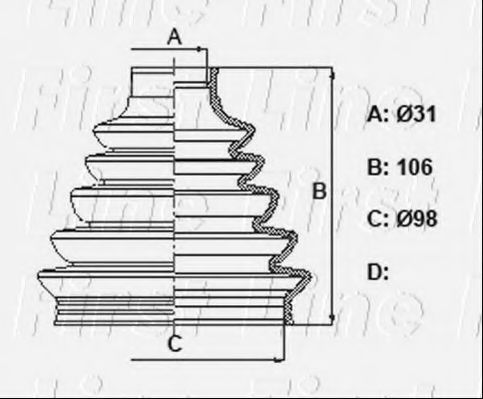 FIRST LINE FCB6409 Пыльник, приводной вал для LAND ROVER DISCOVERY III (Ленд ровер/лэнд ровер Дискавери 3) FIRST LINE FCB6409 Пыльник, приводной вал для LAND ROVER DISCOVERY III (Ленд ровер/лэнд ровер Дискавери 3)