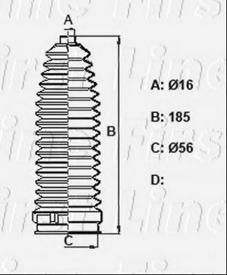 FIRST LINE FSG3430 Пыльник, рулевое управление для ABARTH GRANDE PUNTO (Абартх Гранде пунто) FIRST LINE FSG3430 Пыльник, рулевое управление для ABARTH GRANDE PUNTO (Абартх Гранде пунто)