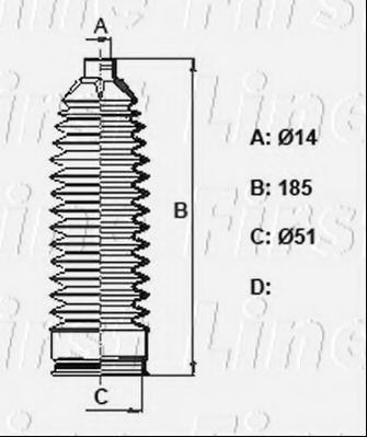 FIRST LINE FSG3435 Пыльник, рулевое управление для MAZDA ATENZA (Мазда Атэнза) FIRST LINE FSG3435 Пыльник, рулевое управление для MAZDA ATENZA (Мазда Атэнза)
