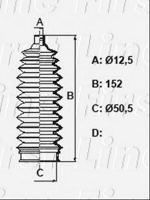FIRST LINE FSG3443 Пыльник, рулевое управление для SUZUKI (Сузуки) FIRST LINE FSG3443 Пыльник, рулевое управление для SUZUKI (Сузуки)