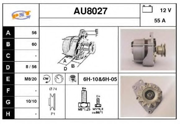 SNRA AU8027 Генератор для SEAT TOLEDO (Сеат Толэдо) SNRA AU8027 Генератор для SEAT TOLEDO (Сеат Толэдо)