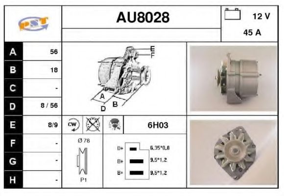 SNRA AU8028 Генератор для VOLKSWAGEN JETTA I (Фольксваген Жэтта и) SNRA AU8028 Генератор для VOLKSWAGEN JETTA I (Фольксваген Жэтта и)