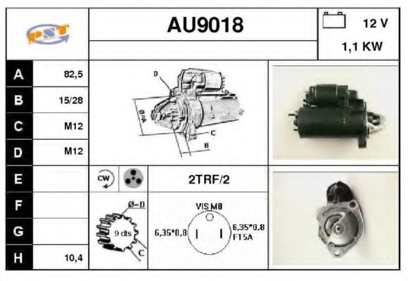SNRA AU9018 Стартер для AUDI 90 (Ауди 90) SNRA AU9018 Стартер для AUDI 90 (Ауди 90)