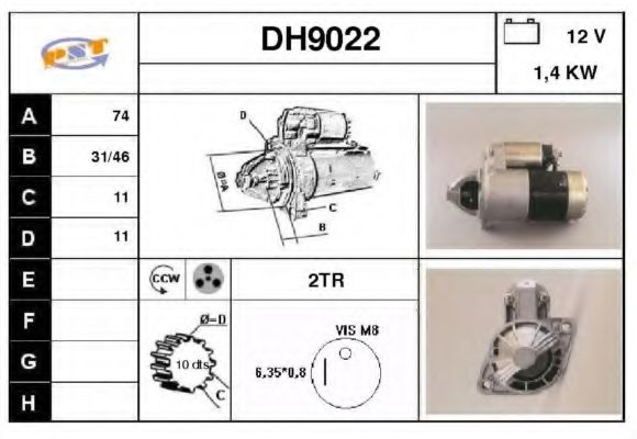 SNRA DH9022 Стартер для DAIHATSU MIRA II (Дайхатсу Мира 2) SNRA DH9022 Стартер для DAIHATSU MIRA II (Дайхатсу Мира 2)