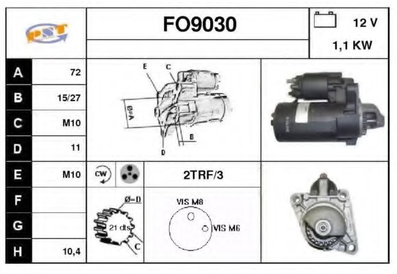 SNRA FO9030 Стартер 