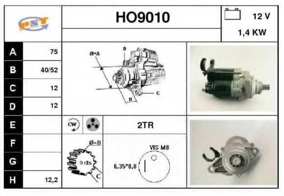 SNRA HO9010 Стартер для HONDA PRELUDE III (Хонда Прэлудэ 3) SNRA HO9010 Стартер для HONDA PRELUDE III (Хонда Прэлудэ 3)