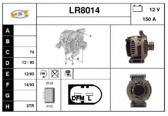 SNRA LR8014 Генератор для LAND ROVER FREELANDER 2 (Ленд ровер/лэнд ровер Фриландер 2) SNRA LR8014 Генератор для LAND ROVER FREELANDER 2 (Ленд ровер/лэнд ровер Фриландер 2)