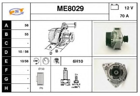 SNRA ME8029 Генератор для MERCEDES-BENZ CLK (Мэрcэдэс-бэнз Слк) SNRA ME8029 Генератор для MERCEDES-BENZ CLK (Мэрcэдэс-бэнз Слк)
