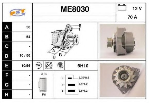 SNRA ME8030 Генератор для MERCEDES-BENZ SL (Мэрcэдэс-бэнз Сл) SNRA ME8030 Генератор для MERCEDES-BENZ SL (Мэрcэдэс-бэнз Сл)