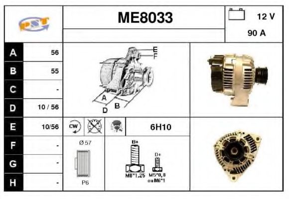 SNRA ME8033 Генератор для MERCEDES-BENZ CLK (Мэрcэдэс-бэнз Слк) SNRA ME8033 Генератор для MERCEDES-BENZ CLK (Мэрcэдэс-бэнз Слк)