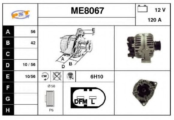SNRA ME8067 Генератор для MERCEDES-BENZ M-CLASS (Мэрcэдэс-бэнз М-cласс) SNRA ME8067 Генератор для MERCEDES-BENZ M-CLASS (Мэрcэдэс-бэнз М-cласс)