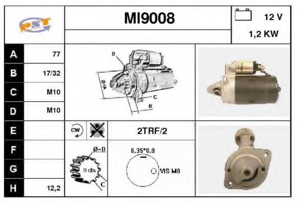 SNRA MI9008 Стартер для MITSUBISHI SAPPORO (Митсубиши/митсубиси Саппоро) SNRA MI9008 Стартер для MITSUBISHI SAPPORO (Митсубиши/митсубиси Саппоро)