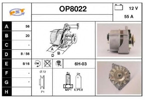 SNRA OP8022 Генератор для OPEL OLYMPIA A (Опель Олъмпиа а) SNRA OP8022 Генератор для OPEL OLYMPIA A (Опель Олъмпиа а)