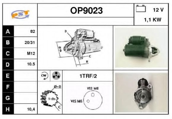 SNRA OP9023 Стартер для OPEL OMEGA B (Опель Омега б) SNRA OP9023 Стартер для OPEL OMEGA B (Опель Омега б)