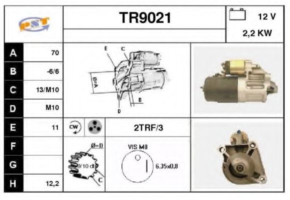 SNRA TR9021 Стартер 