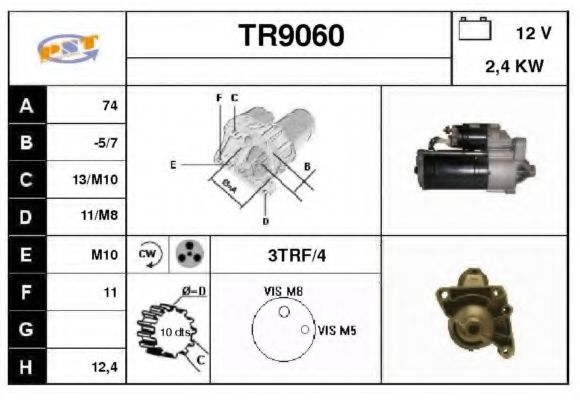 SNRA TR9060 Стартер 