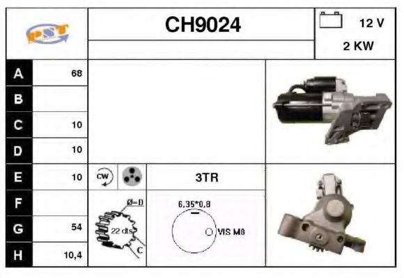 SNRA CH9024 Стартер для MITSUBISHI (Митсубиши/митсубиси) SNRA CH9024 Стартер для MITSUBISHI (Митсубиши/митсубиси)