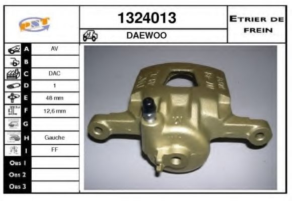 SNRA 1324013 Тормозной суппорт 