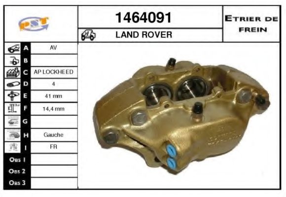 SNRA 1464091 Тормозной суппорт 