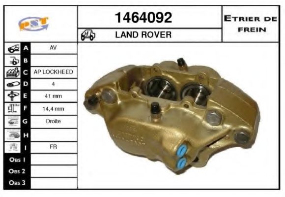 SNRA 1464092 Тормозной суппорт 