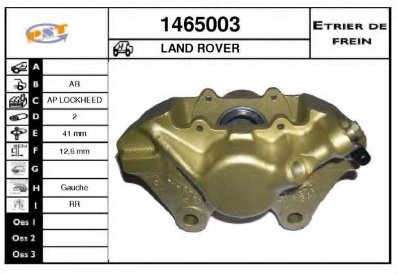 SNRA 1465003 Тормозной суппорт 