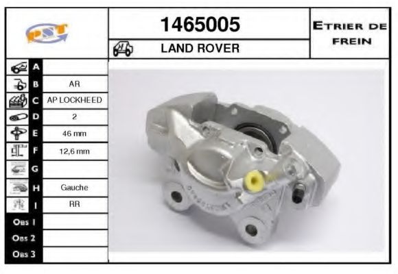 SNRA 1465005 Тормозной суппорт 
