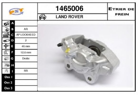 SNRA 1465006 Тормозной суппорт 