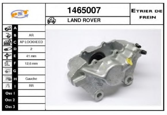 SNRA 1465007 Тормозной суппорт 