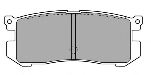FREMAX FBP-0851 Тормозные колодки для MAZDA 626 III (Мазда 626 3) FREMAX FBP-0851 Тормозные колодки для MAZDA 626 III (Мазда 626 3)