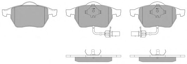 FREMAX FBP-0874 Тормозные колодки для VOLKSWAGEN (Фольксваген) FREMAX FBP-0874 Тормозные колодки для VOLKSWAGEN (Фольксваген)