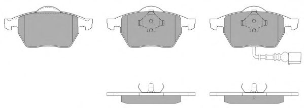 FREMAX FBP-0868 Тормозные колодки для VOLKSWAGEN (Фольксваген) FREMAX FBP-0868 Тормозные колодки для VOLKSWAGEN (Фольксваген)