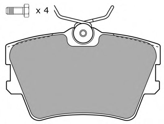 FREMAX FBP-1043 Тормозные колодки для VOLKSWAGEN (Фольксваген) FREMAX FBP-1043 Тормозные колодки для VOLKSWAGEN (Фольксваген)