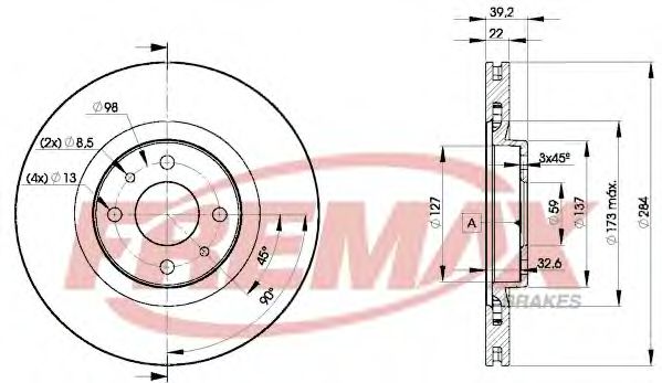 FREMAX BD-7947 Тормозной диск для FIAT (Фиат) FREMAX BD-7947 Тормозной диск для FIAT (Фиат)
