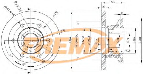 FREMAX BD-8772 Тормозной диск для IVECO DAILY III (Ивеко Даилъ 3) FREMAX BD-8772 Тормозной диск для IVECO DAILY III (Ивеко Даилъ 3)