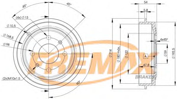 FREMAX BD-9325 Тормозной барабан для FIAT TEMPRA (Фиат Тэмпра) FREMAX BD-9325 Тормозной барабан для FIAT TEMPRA (Фиат Тэмпра)