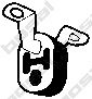 BOSAL 255-455 Резиновые полоски, система выпуска для VOLKSWAGEN JETTA I (Фольксваген Жэтта и) BOSAL 255-455 Резиновые полоски, система выпуска для VOLKSWAGEN JETTA I (Фольксваген Жэтта и)