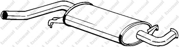 BOSAL 105-971 Средний глушитель выхлопных газов для AUDI 100 (Ауди 100) BOSAL 105-971 Средний глушитель выхлопных газов для AUDI 100 (Ауди 100)