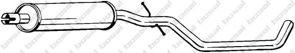 BOSAL 281-641 Средний глушитель выхлопных газов для SEAT ALTEA (Сеат Алтэа) BOSAL 281-641 Средний глушитель выхлопных газов для SEAT ALTEA (Сеат Алтэа)
