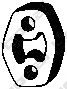 BOSAL 255-047 Резиновые полоски, система выпуска для VOLKSWAGEN FOX (Фольксваген Фоx) BOSAL 255-047 Резиновые полоски, система выпуска для VOLKSWAGEN FOX (Фольксваген Фоx)