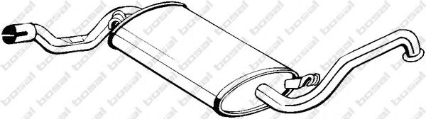 BOSAL 105-931 Средний глушитель выхлопных газов для AUDI 80 (Ауди 80) BOSAL 105-931 Средний глушитель выхлопных газов для AUDI 80 (Ауди 80)