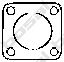 BOSAL 256-855 Прокладка, труба выхлопного газа для VOLKSWAGEN T3 CARAVELLE (Фольксваген Т3 cараvэллэ) BOSAL 256-855 Прокладка, труба выхлопного газа для VOLKSWAGEN T3 CARAVELLE (Фольксваген Т3 cараvэллэ)