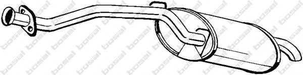 BOSAL 115-761 Глушитель выхлопных газов конечный для ROVER CABRIOLET (Ровер Cабриолэт) BOSAL 115-761 Глушитель выхлопных газов конечный для ROVER CABRIOLET (Ровер Cабриолэт)