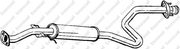 BOSAL 283-793 Средний глушитель выхлопных газов для ROVER 400 (Ровер 400) BOSAL 283-793 Средний глушитель выхлопных газов для ROVER 400 (Ровер 400)