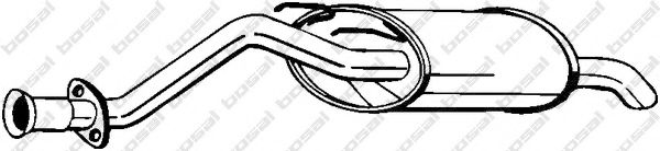 BOSAL 115-819 Глушитель выхлопных газов конечный для ROVER CABRIOLET (Ровер Cабриолэт) BOSAL 115-819 Глушитель выхлопных газов конечный для ROVER CABRIOLET (Ровер Cабриолэт)