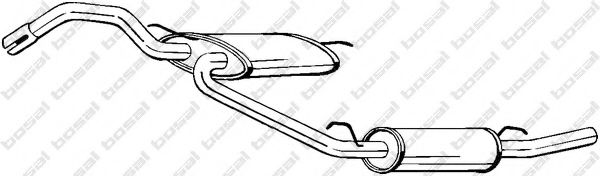 BOSAL 281-809 Глушитель выхлопных газов конечный для ROVER (Ровер) BOSAL 281-809 Глушитель выхлопных газов конечный для ROVER (Ровер)